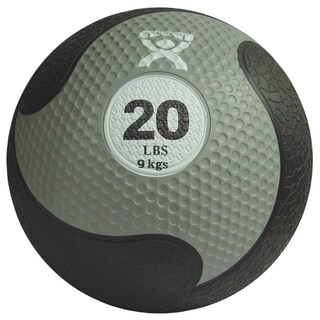 Cando 20-pound 11-inch Firm Medicine Ball-Image