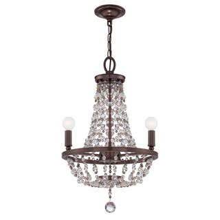 Channing 3-light Chocolate Bronze Crystal Chandelier