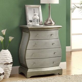 Special Offers Brushed Gold Veneer Contemporary Bombay Chest