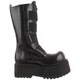 Demonia Men's 'Combat-208' Black Mid-calf Platform Boots
