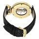 Stuhrling Original Men's Emperor Spire Mechanical Skeleton Leather Strap Watch with Goldtone Hands