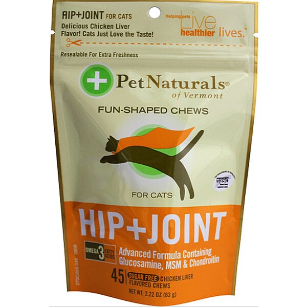 Pet Naturals of Vermont Cat Hip/ Joint Fun-shaped Chews