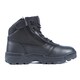 Dura-Max Men's Black Leather Mid-zipper Composite Toe Work Boots