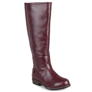 Journee Collection Women's 'Lynn' Stretch Knee-High Riding Boot