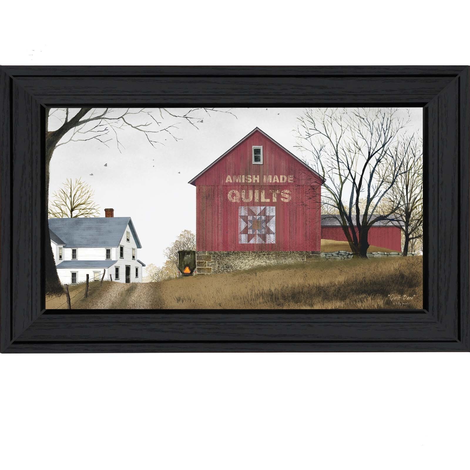 Billy Jacobs 'The Quilt Barn' Framed Wall Art Overstock Shopping