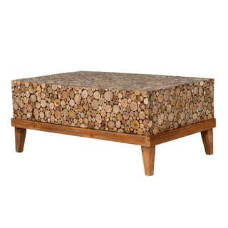 Circles of Wood Coffee Table