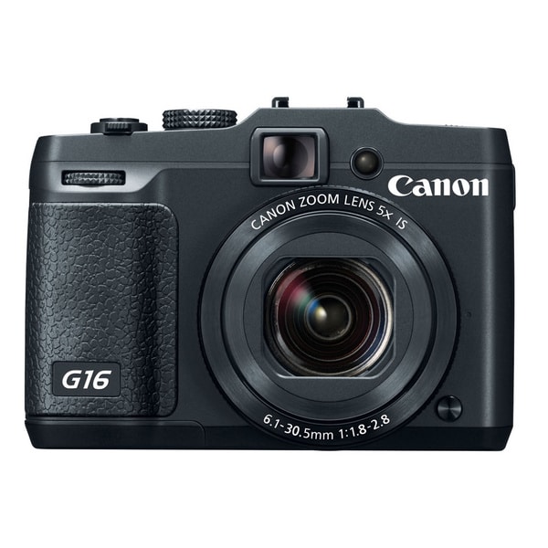 Canon PowerShot G16 12.1MP Black Digital Camera