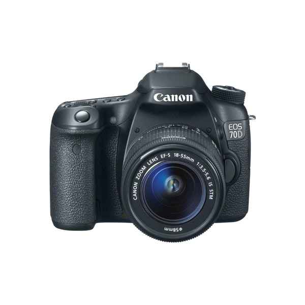 Canon EOS 70D 20.2MP Digital SLR Camera with 18-55mm STM Lens