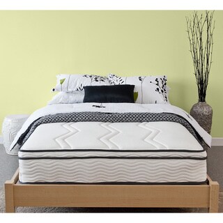 Priage Hybrid 11-inch Euro Box Top Full-size Memory Foam and iCoil Mattress