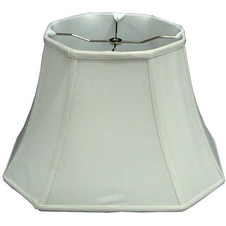 Off-white Square Cut Fabric Bell Lamp Shade