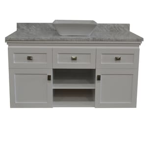Virtu USA Marina 48-Inch Single Sink Bathroom Vanity Set