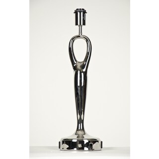 Custom Cast 1-light Polished Nicklel Table Lamp