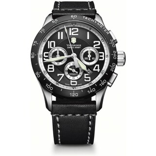 Swiss Army Men's Airboss Chrono Black Dial Mechanical Watch - 241447