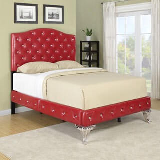 Portfolio Marilyn Red Bed with Jewel Adornment