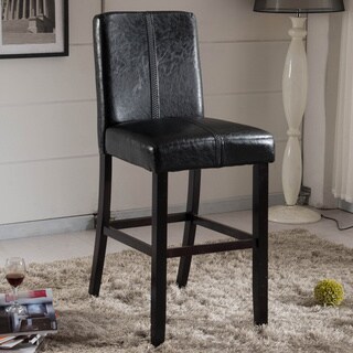 Castillian Brown Faux Leather Barstool