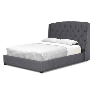 Williamsburg Grey Linen Full Size Bed