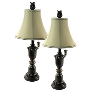 Set of 2 Traditional Table Lamps