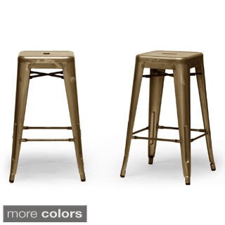 French Industrial Modern Counter Stool