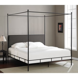 metal canopy bed today $ 305 99 sale napa queen size black canopy bed ...