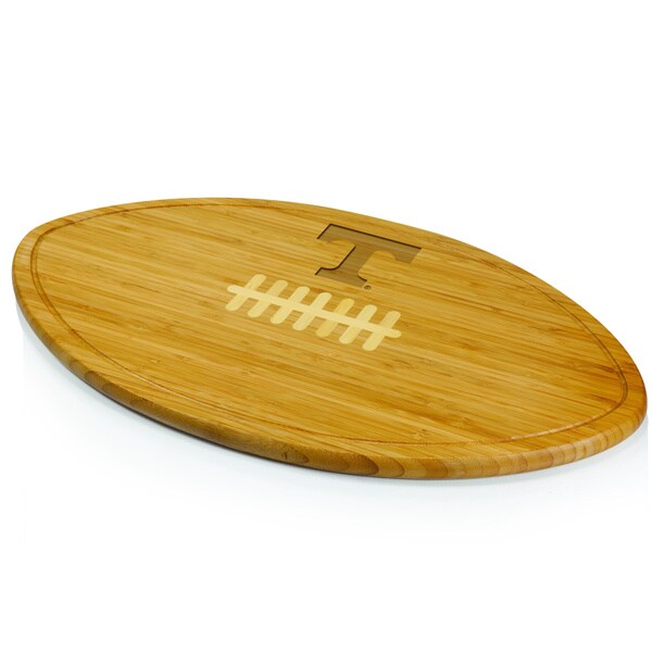 Picnic Time Kickoff University of Tennessee Volunteers Engraved Natural Wood Cutting Board