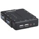 Manhattan 4-Port USB Compact KVM Switch with Audio Support