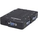 Manhattan 4-Port USB Compact KVM Switch with Audio Support