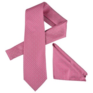 mens pink shirt and tie sets