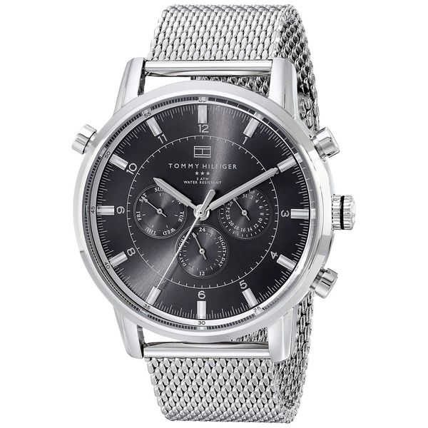 Tommy Hilfiger Men's Stainless Steel Grey Dial Watch 