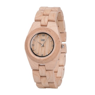 WeWOOD Women's Odyssey Beige Wood Analog Quartz Watch