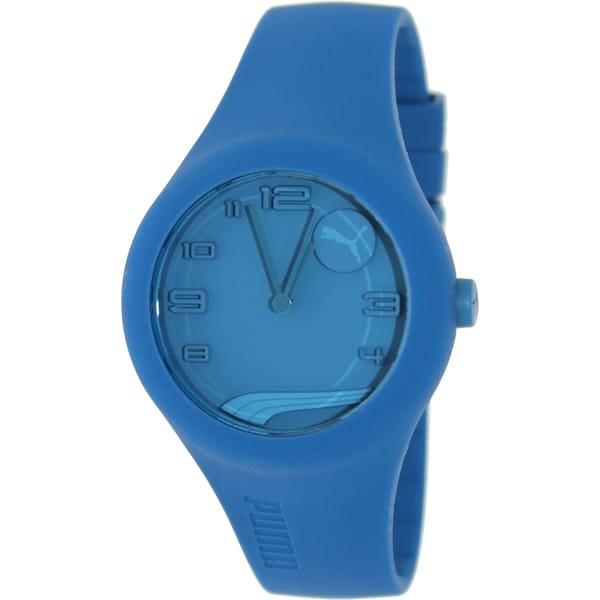 Puma PU103001003 Unisex Form Blue Silicone and Dial Quartz Watch