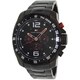 Tommy Hilfiger Men's Black Stainless Steel and Black Dial Quartz Watch