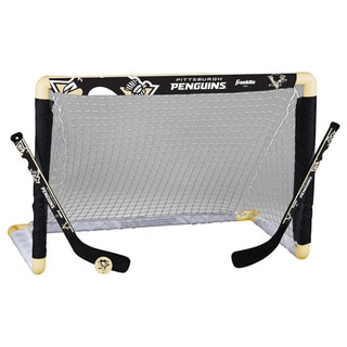 NHL Pittsburgh Penguins Mini Hockey Goal Set-Image