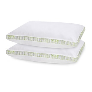 (^.^)/  SwissLux Gusseted Density Pillows (Set of 2)