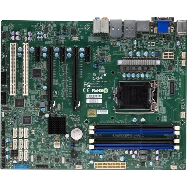 Supermicro X10SAE Server Motherboard - Intel C226 Chipset - Socket H3