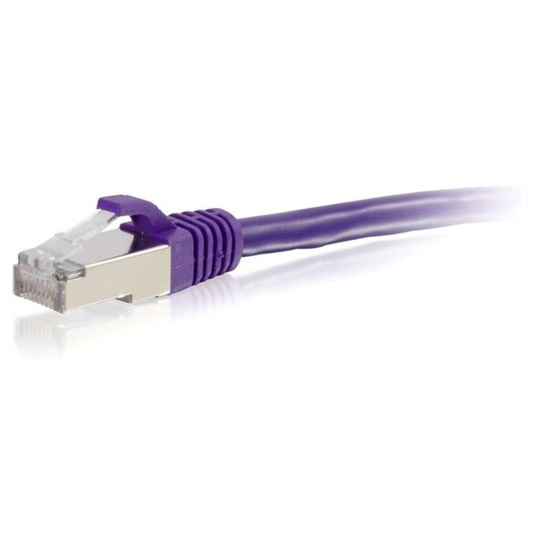 1ft Cat6 Snagless Shielded (STP) Network Patch Cable - Purple