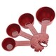 Paula Deen Signature Pantryware 4-piece Red Measuring Cups Set