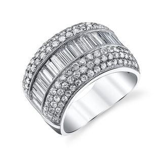 anniversary and white gold wedding rings