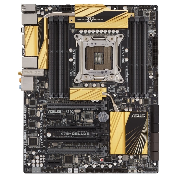 Asus X79-DELUXE Desktop Motherboard - Intel X79 Express Chipset - Soc