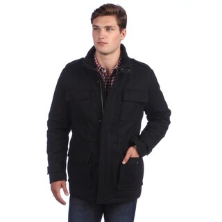 Calvin Klein Men's 4 Pocket Wool Coat
