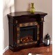 Upton Home Blanchard Espresso Convertible Electric Fireplace