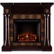 Upton Home Blanchard Espresso Convertible Electric Fireplace