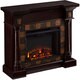Upton Home Blanchard Espresso Convertible Electric Fireplace