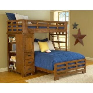 Low Price Hardy Twin Over Full Loft Bed and Storage