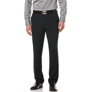 Perry Ellis Men's Slim Fit PV Micro Stripe Dress Pants-Image