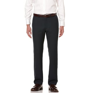 Perry Ellis Men's Regular Fit Textured Stripe Dress Pants-Image