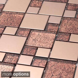Venetian Glass/ Aluminum Tile