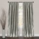 Lush Decor Velvet Dream Silver 84-inch Curtain Panel Pair