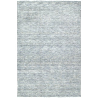 Huge Selection Gabbeh Hand-tufted Light Blue Rug (8' x 11')
