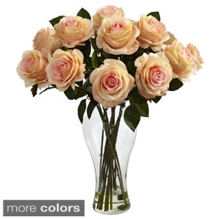 Blooming Roses/ Vase