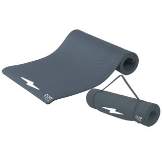 Pure Fitness Charcoal Grey Deluxe Fitness Mat-Image